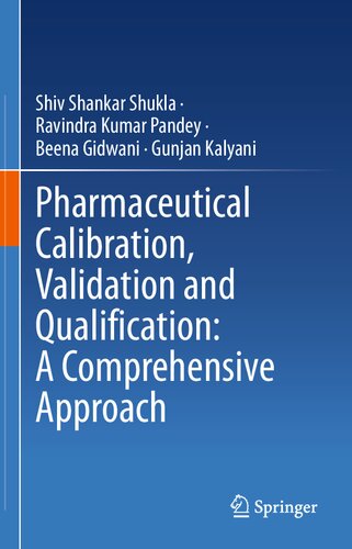 Pharmaceutical Calibration Validation And Qualification A