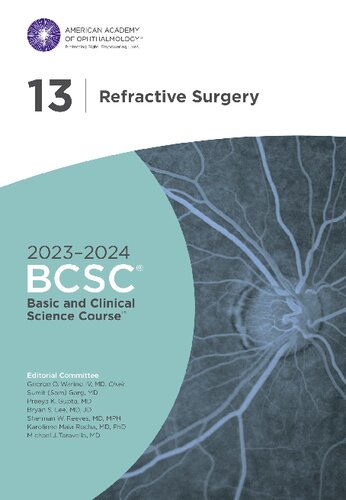 2023-2024 Basic and Clinical Science Course™, Section 13: Refractive Surgery (PDF/EPUB Version)
