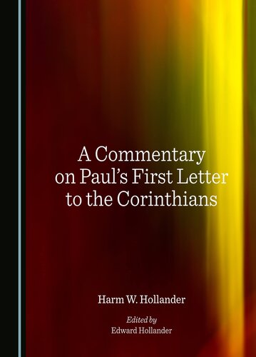 A Commentary on Paul's First Letter to the Corinthians (PDF/EPUB Version)
