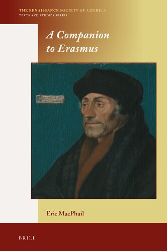 A Companion to Erasmus (The Renaissance Society of America, 20) (PDF/EPUB Version)
