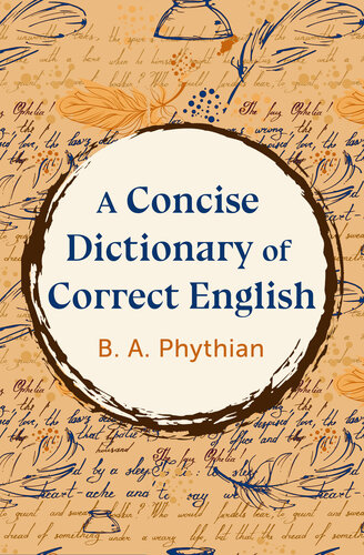 A Concise Dictionary of Correct English (PDF/EPUB Version)
