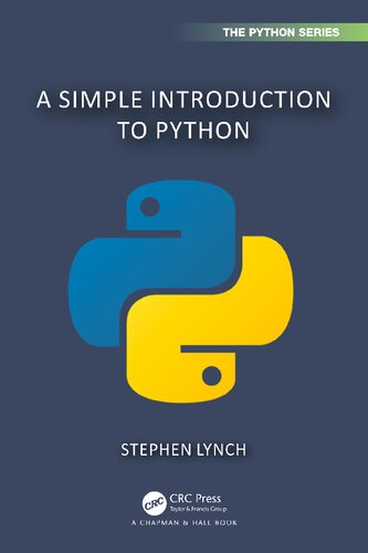 A Simple Introduction to Python (PDF/EPUB Version)