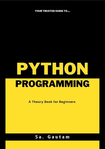 A Theory Book on Python Programming (PDF/EPUB Version)
