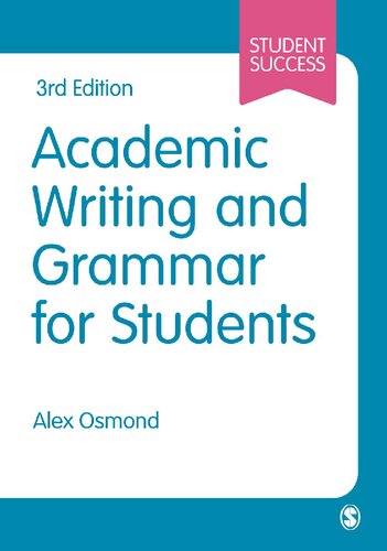 Academic Writing and Grammar for Students (Student Success) (PDF/EPUB Version)