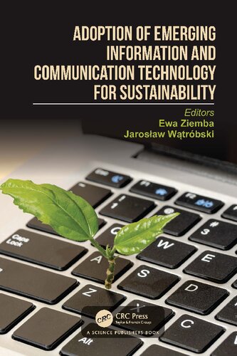 Adoption of Emerging Information and Communication Technology for Sustainability (PDF/EPUB Version)