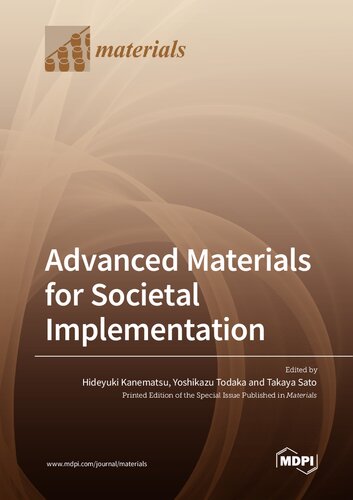 Advanced Materials for Societal Implementation (PDF/EPUB Version)
