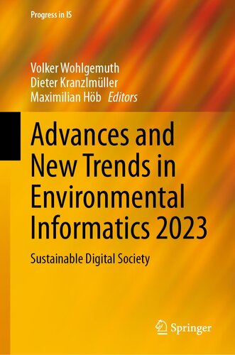Advances and New Trends in Environmental Informatics 2023: Sustainable Digital Society (Progress in IS) (PDF/EPUB Version)