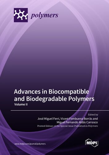Advances in Biocompatible and Biodegradable Polymers - Volume II (PDF/EPUB Version)
