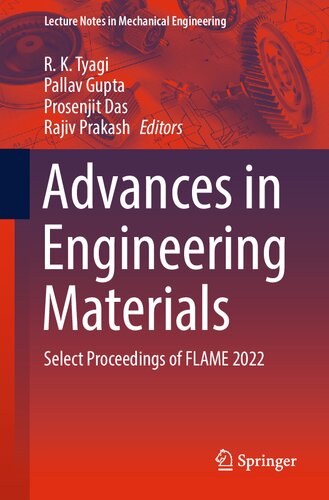 Advances in Engineering Materials: Select Proceedings of FLAME 2022 (Lecture Notes in Mechanical Engineering) (PDF/EPUB Version)
