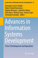 Advances in Information Systems Development: AI for IS Development and Operations (PDF/EPUB Version)
