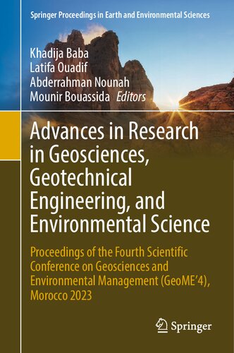 Advances in Research in Geosciences, Geotechnical Engineering, and Environmental Science: Proceedings of the Fourth Scientific Conference on ... in Earth and Environmental Sciences) (PDF/EPUB Version)
