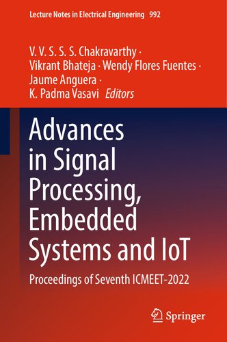 Advances in Signal Processing, Embedded Systems and IoT: Proceedings of Seventh ICMEET- 2022 (PDF/EPUB Version)
