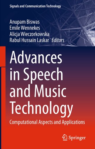 Advances in Speech and Music Technology: Computational Aspects and Applications (PDF/EPUB Version)
