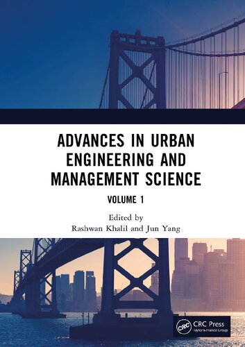 Advances in Urban Engineering and Management Science (PDF/EPUB Version)
