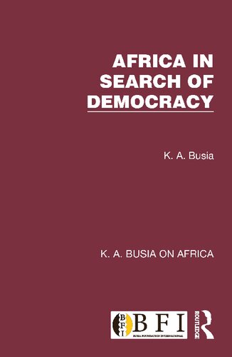 Africa in Search of Democracy (PDF/EPUB Version)
