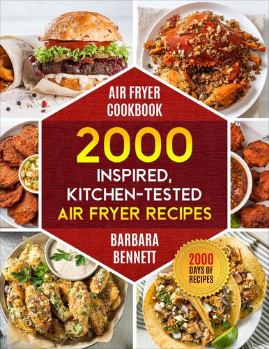 Air Fryer Cookbook: 2000 Inspired and Kitchen-Tested Air Fryer Recipes (PDF/EPUB Version)
