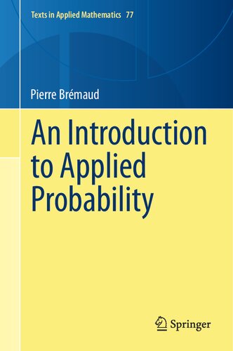 An Introduction to Applied Probability (PDF/EPUB Version)