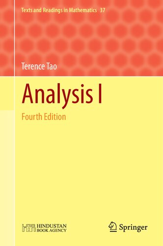 Analysis I (PDF/EPUB Version)
