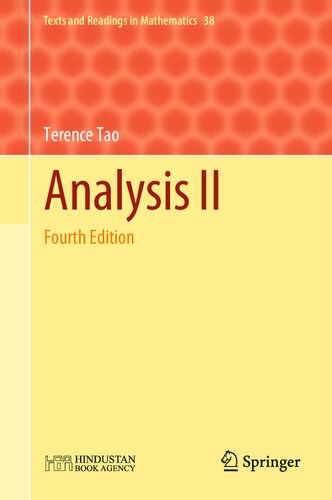 Analysis II (PDF/EPUB Version)
