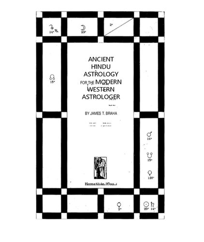 Ancient Hindu Astrology For Modern Western Astrologer (PDF/EPUB Version)