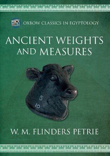 Ancient Weights and Measures (PDF/EPUB Version)
