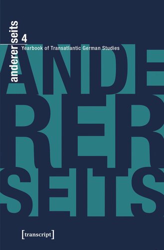 andererseits - Yearbook of Transatlantic German Studies: Vol. 4, 2015 (PDF/EPUB Version)
