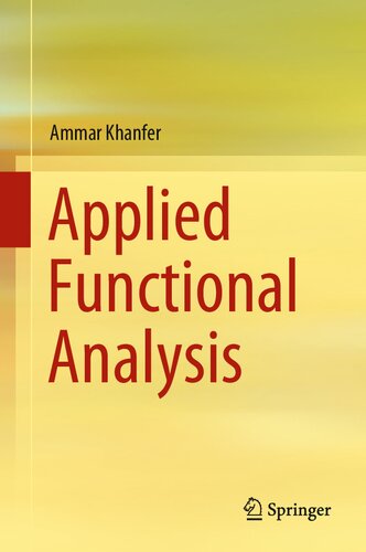 Applied Functional Analysis (PDF/EPUB Version)