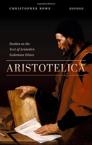 Aristotelica: Studies on the Text of Aristotle's Eudemian Ethics (PDF/EPUB Version)
