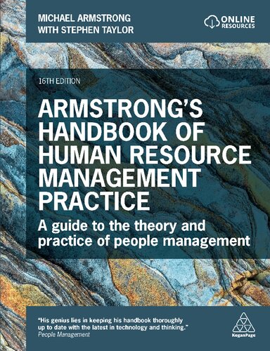 Armstrong's Handbook of Human Resource Management Practice: A Guide to the Theory and Practice of People Management (PDF/EPUB Version)
