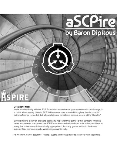 aSCPire (PDF/EPUB Version)
