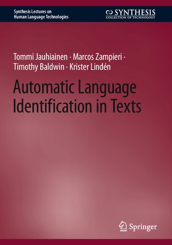 Automatic Language Identification in Texts (PDF/EPUB Version)