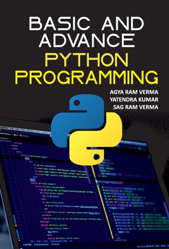 Basic and Advance: Phython Programming (PDF/EPUB Version)