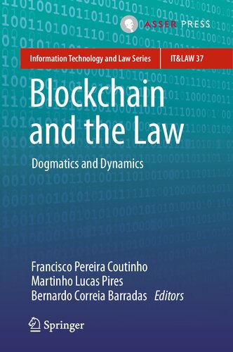 Blockchain and the Law: Dogmatics and Dynamics (Information Technology and Law Series, 37) (PDF/EPUB Version)
