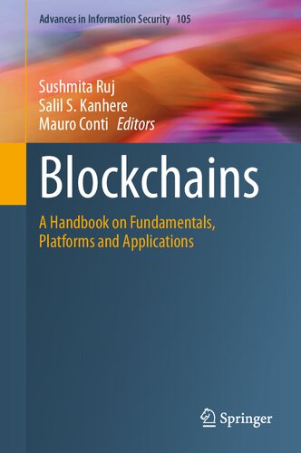Blockchains: A Handbook on Fundamentals, Platforms and Applications (PDF/EPUB Version)