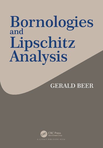 Bornologies and Lipschitz Analysis (PDF/EPUB Version)
