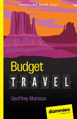 Budget Travel For Dummies (PDF/EPUB Version)
