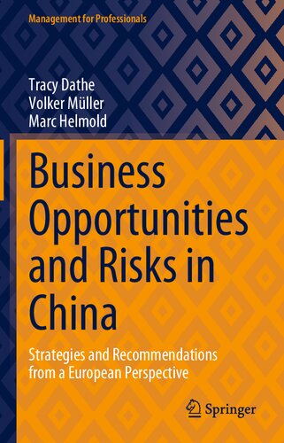 Business Opportunities and Risks in China: Strategies and Recommendations from a European Perspective (PDF/EPUB Version)
