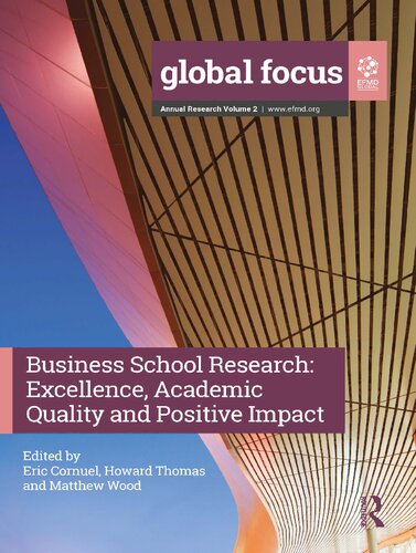 Business School Research: Excellence, Academic Quality and Positive Impact (PDF/EPUB Version)