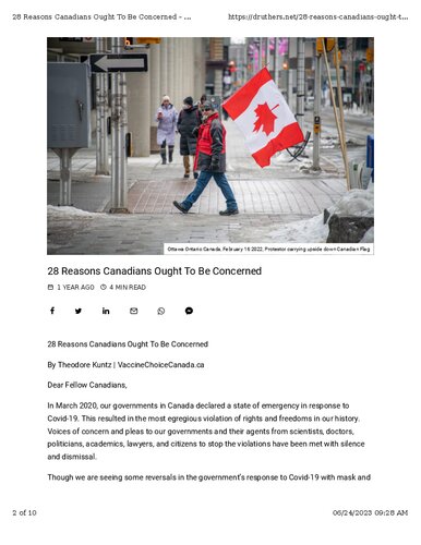 CANADA : 28 Reasons Canadians Ought To Be Concerned.pdf (PDF/EPUB Version)
