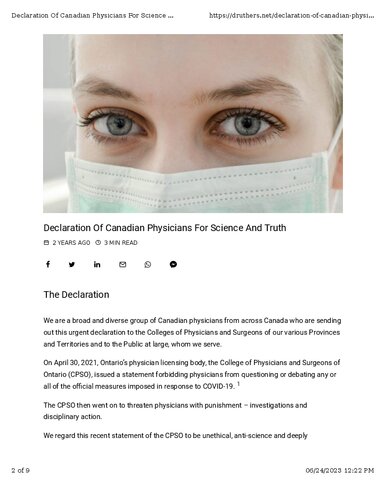 Canada : Declaration Of Canadian Physicians (PDF/EPUB Version)
