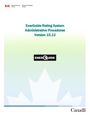 Canadian Energy Advisor Exam Reference Material (All Combined) (PDF/EPUB Version)
