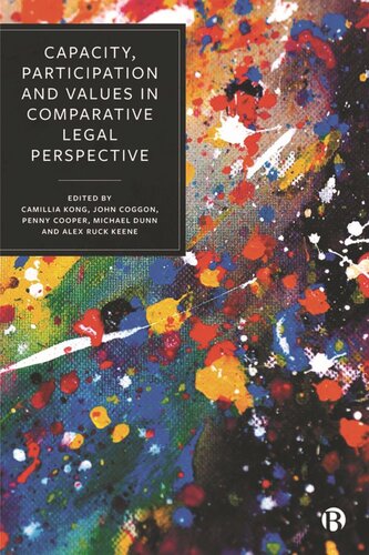 Capacity, Participation and Values in Comparative Legal Perspective (PDF/EPUB Version)
