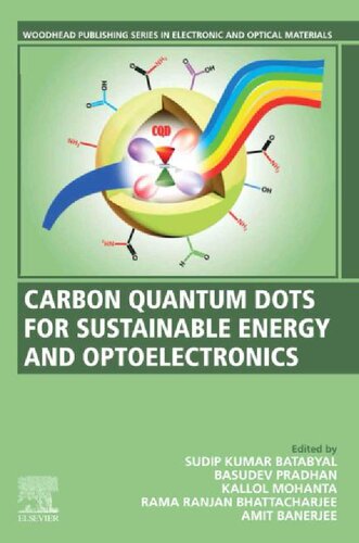 Carbon Quantum Dots for Sustainable Energy and Optoelectronics (PDF/EPUB Version)
