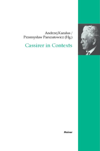 Cassirer in Contexts (PDF/EPUB Version)
