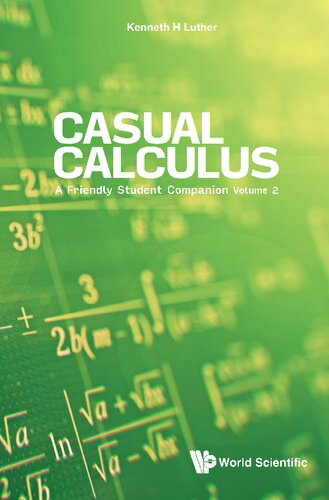 Casual Calculus: A Friendly Student Companion: Volume 2 (PDF/EPUB Version)
