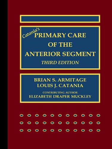 Catania’s Primary Care of the Anterior Segment (PDF/EPUB Version)
