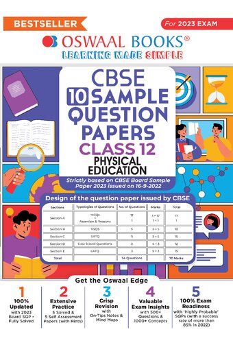 Cbse class12 physical education sample papers 2023 (PDF/EPUB Version)
