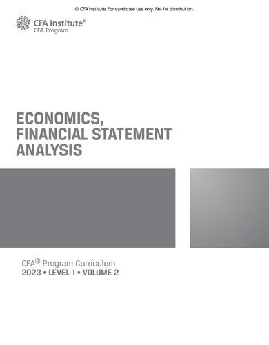 CFA Level 1 Volume 2 (PDF/EPUB Version)

