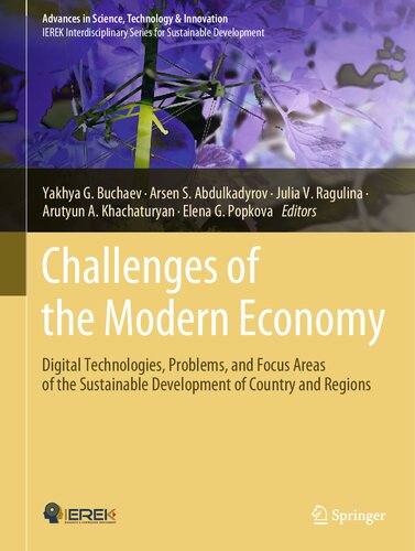 Challenges of the Modern Economy: Digital Technologies, Problems, and Focus Areas of the Sustainable Development of Country and Regions (PDF/EPUB Version)
