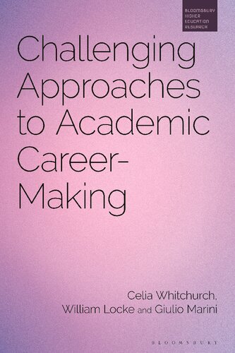 Challenging Approaches to Academic Career-Making (PDF/EPUB Version)
